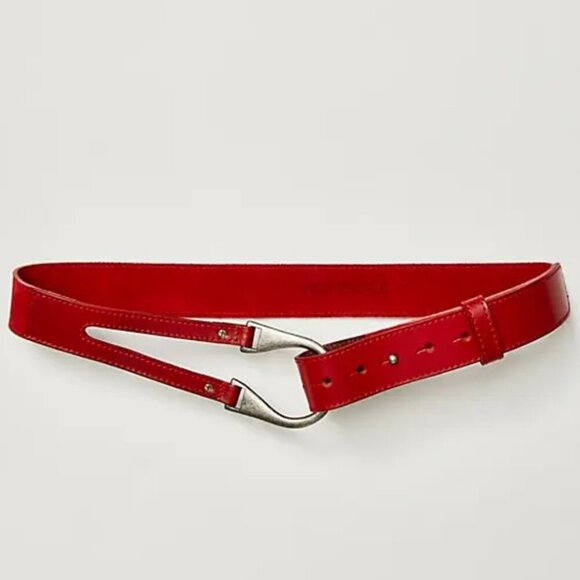 NWT Free People Rising Sun Hip Belt in Cherry Pie - Picture 1 of 6